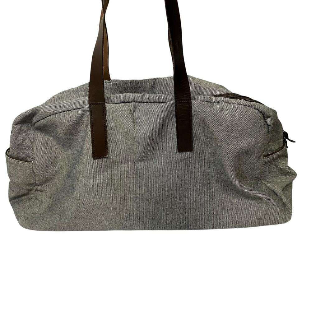 Everlane Gray Canvas Weekend Duffle Bag